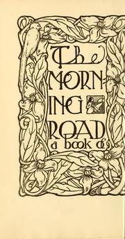 Cover of: The morning road: a book of verses
