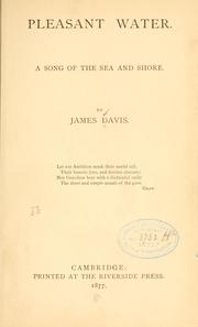 Cover of: Pleasant water. | Davis, James