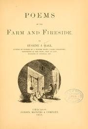 Cover of: Poems of the farm and fireside