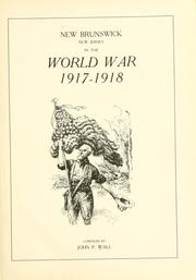 Cover of: New Brunswick, New Jersey, in the world war, 1917-1918