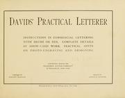 Cover of: Davids' practical letterer by Sidney Hackes