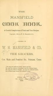 Cover of: The Mansfield cook book.