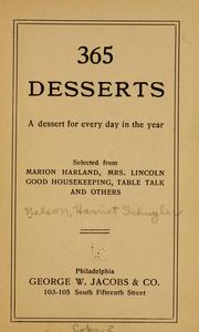 Cover of: 365 desserts