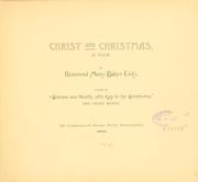 Cover of: Christ and Christmas: a poem.