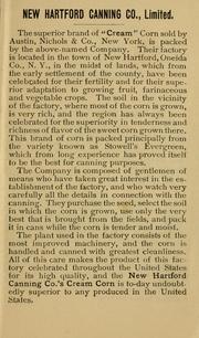 Cover of: Recipes for preparing New Hartford canning co.'s cream sugar corn