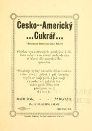 Cover of: Cesko-Americký cukrár by Mathias Fink