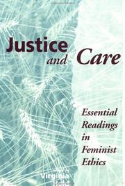 Cover of: Justice and care by edited by Virginia Held.
