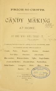 Cover of: Candy making at home.