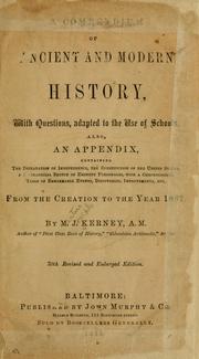 Cover of: compendium of ancient and modern history