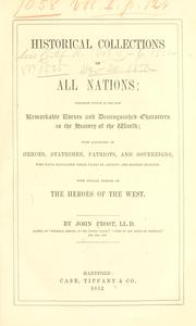 Cover of: Historical collections of all nations