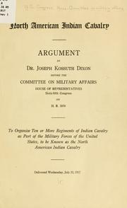 Cover of: North American Indian cavalry