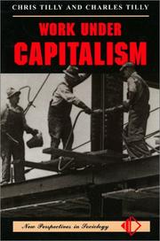 Cover of: Work Under Capitalism (New Perspectives in Sociology (Boulder, Colo.) by Chris Tilly, Charles Tilly