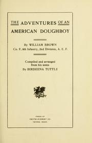 Cover of: The adventures of an American doughboy by William Brown