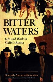 Cover of: Bitter Waters by Gennady Andreev-Khomiakov, Translated by Ann E. Healy
