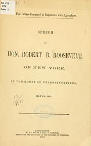Fish culture compared in importance with agriculture by Robert Barnwell Roosevelt