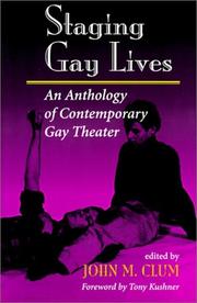 Cover of: Staging Gay Lives: An Anthology of Contemporary Gay Theater