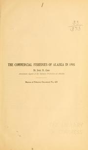 Cover of: commercial fisheries of Alaska in 1905