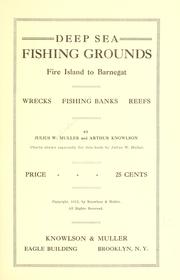 Cover of: Deep sea fishing grounds by Julius Washington Muller