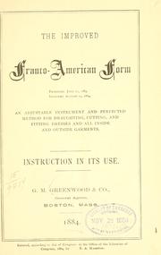 The improved Franco-American form .. by Greenwood, G. M., & co., Boston