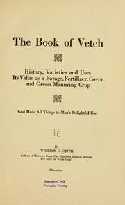 The book of vetch by William Cadid Smith