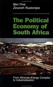 Cover of: The Political Economy of South Africa by Ben Fine