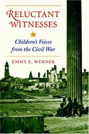 Cover of: Reluctant Witnesses by Emmy E. Werner