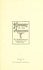 Cover of: History of the Anconas