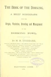 Cover of: The book of the dorking by H. H. Stoddard, H. H. Stoddard