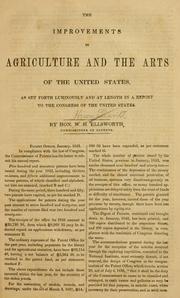 Cover of: Improvements in agriculture, arts, &c. of the United States