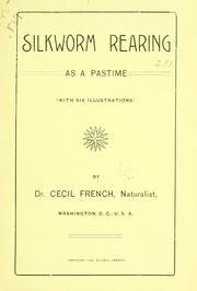 Cover of: Silkworm rearing as a pastime