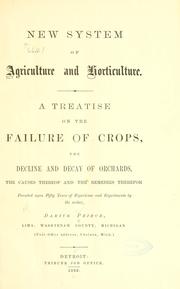 Cover of: New system of agriculture and horticulture