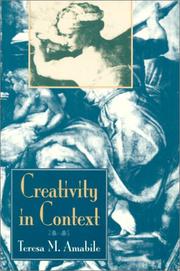 Cover of: Creativity in context
