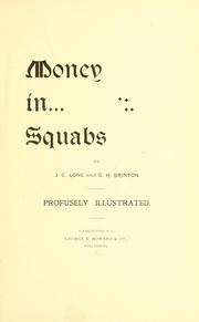 Cover of: Money in squabs