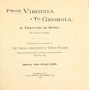 Cover of: From Virginia to Georgia. by Mary Stuart Harrison Smith