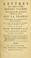 Cover of: Lettres du chevalier Robert Talbot [pseud.] de la suite du duc de Bedford à Paris en 1762