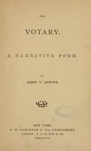 Cover of: votary. | James D. Hewett