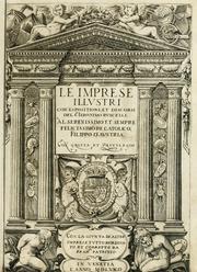 Cover of: Le imprese illvstri by Girolamo Ruscelli