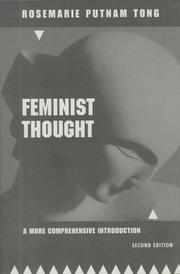 Cover of: Feminist thought by Rosemarie Tong