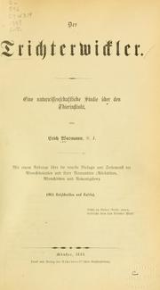 Cover of: Der Trichterwickler by Wasmann, Erich