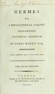 Cover of: Hermes by Harris, James
