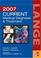 Cover of: Current Medical Diagnosis and Treatment 2007 (Current Medical Diagnosis and Treatment)