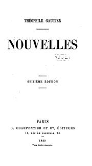 Cover of: Nouvelles