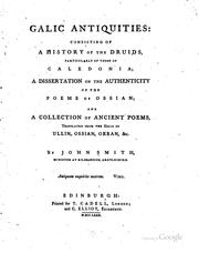 Cover of: Galic Antiquities: Consisting of a History of the Druids, Particularly of ...