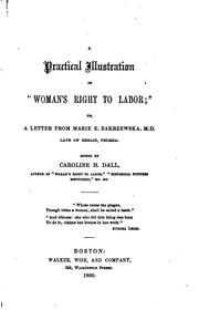 Cover of: A Practical Illustration of "Woman's Right to Labor;": Or, A Letter from ...