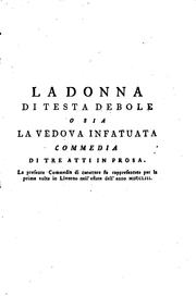 Cover of: Collezione completa delle commedie del signor Carlo Goldoni by Carlo Goldoni