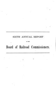 Annual Report of the Board of Railroad Commission of the State of California