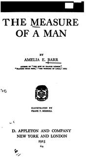 Cover of: The Measure of a Man
