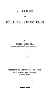 A Study of Ethical Principles