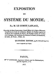 Cover of: EXPOSITION DU SYSTEME DU MONDE by M. LE COMTE LAPLACE