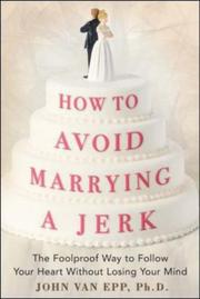 Cover of: How to Avoid Marrying a Jerk | John Van Epp